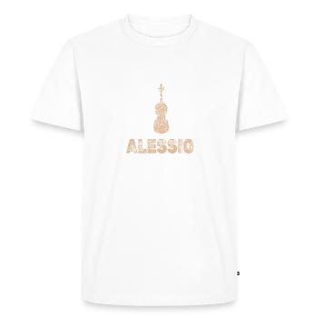 Viola Alessio - T-shirt Premium bio Homme - blanc - Devant - Nico (187cm)