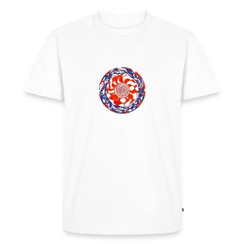 Silly in the Hilly - Men's Premium Organic T-Shirt - white - Front - Nico (187cm)