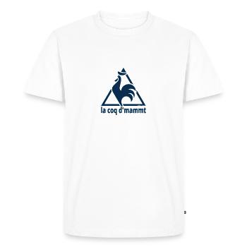 Le Coq d'Mammt - T-shirt Premium bio Homme - blanc - Devant - Nico (187cm)
