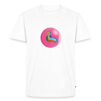 MOI Rose - T-shirt Premium bio Homme - blanc - Devant - Nico (187cm)