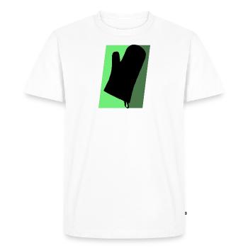 Cuisson Boulanger Cuisson - T-shirt Premium bio Homme - blanc - Devant - Nico (187cm)