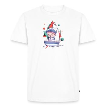 Régate de voiliers - T-shirt Premium bio Homme - blanc - Devant - Nico (187cm)
