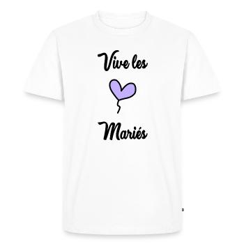 FUTURE MARIEE. EVJF. MARIEE. TEAM. TEAM MARIEE - T-shirt Premium bio Homme - blanc - Devant - Nico (187cm)