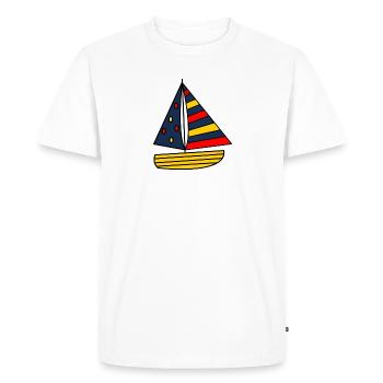 HOLIDAY. HAPPY HOLIDAYS. MISTRESS. MASTER. TEACHER - Men's Premium Organic T-Shirt - white - Front - Nico (187cm)