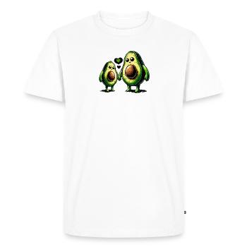 Avocouple tient le coup - T-shirt Premium bio Homme - blanc - Devant - Nico (187cm)