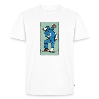 Danseur masculin #4 - T-shirt Premium bio Homme - blanc - Devant - Nico (187cm)