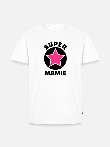 super mamie (v.5) - T-shirt Premium bio Homme - blanc