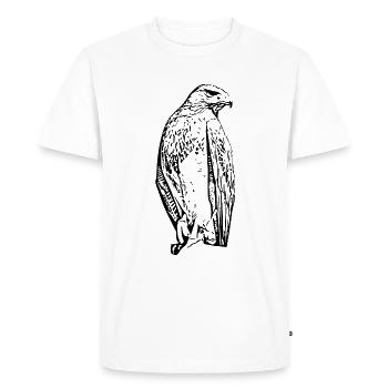 Falcons Birds Birds - Men's Premium Organic T-Shirt - white - Front - Nico (187cm)