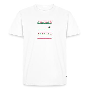 Accessoires de tir à longue distance Tir sportif - T-shirt Premium bio Homme - blanc - Devant - Nico (187cm)