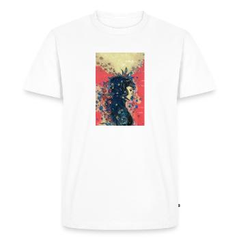 Floral Reverie - T-shirt Premium bio Homme - blanc - Devant - Nico (187cm)