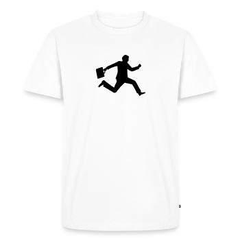 Business - T-shirt Premium bio Homme - blanc - Devant - Nico (187cm)