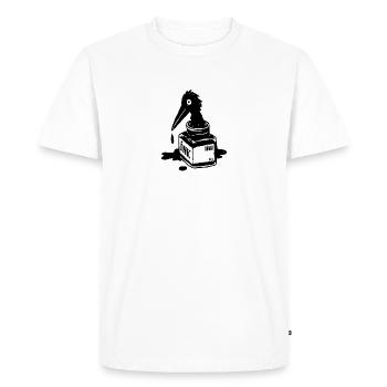 Tuscherabe - T-shirt Premium bio Homme - blanc - Devant - Nico (187cm)