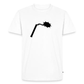 Morgenstern - Men's Premium Organic T-Shirt - white - Front - Nico (187cm)