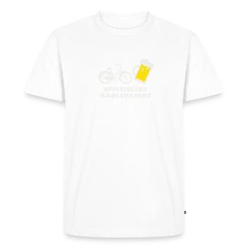 Maillot cycliste officiel - T-shirt Premium bio Homme - blanc - Devant - Nico (187cm)
