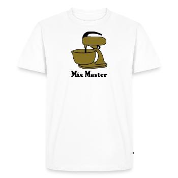 Mix Master - Men's Premium Organic T-Shirt - white - Front - Nico (187cm)