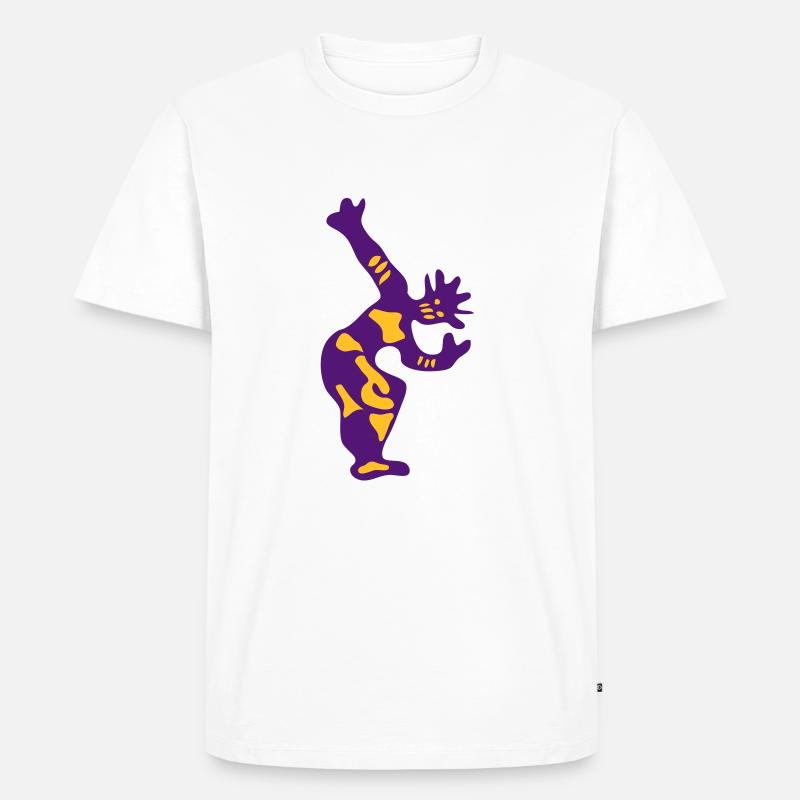 Afrikanischen Tanz Silhouette dance1 - Männer Premium Bio T-Shirt - undefined