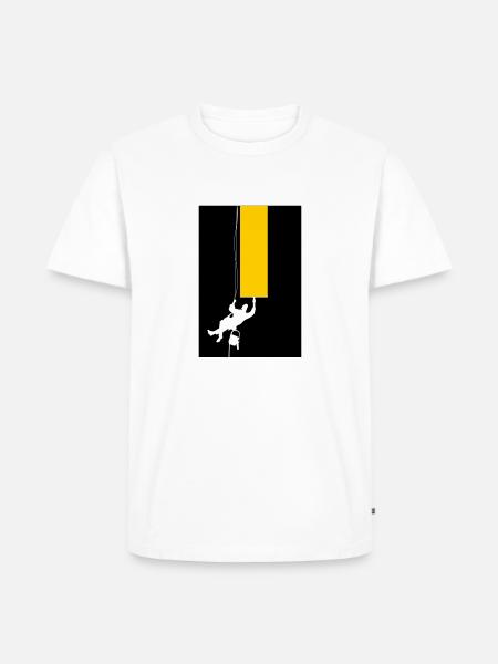 Fensterputzer - Männer Premium Bio T-Shirt - Weiß