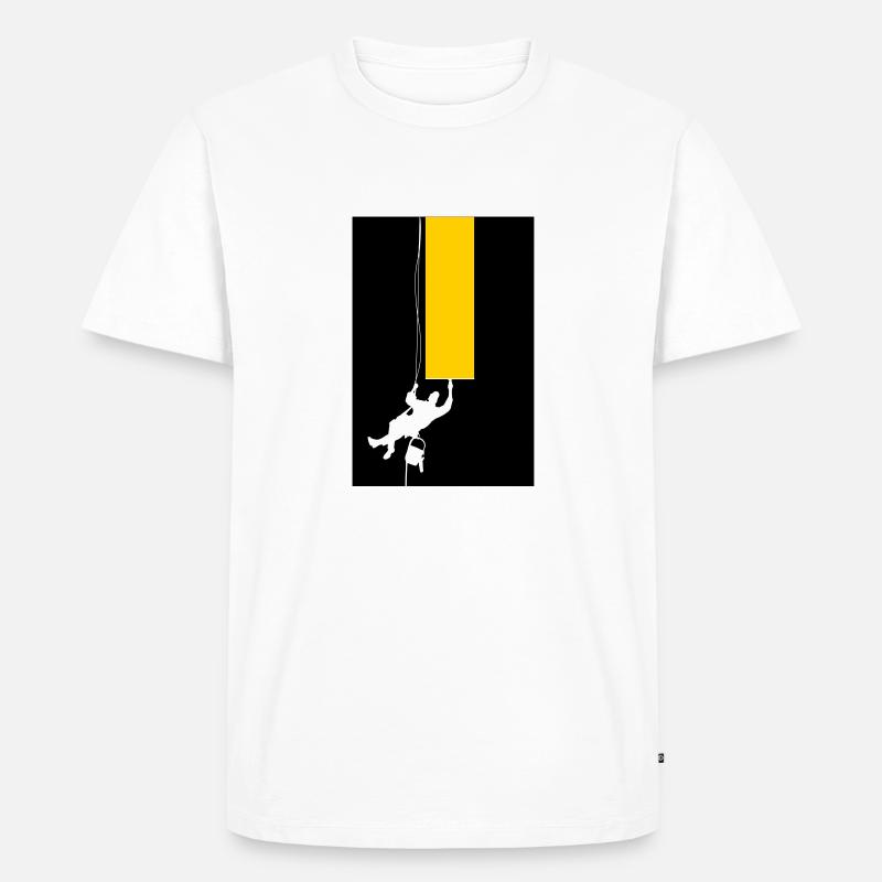 Fensterputzer - Männer Premium Bio T-Shirt - Weiß