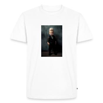 Bébé d’affaires - T-shirt Premium bio Homme - blanc - Devant - Nico (187cm)