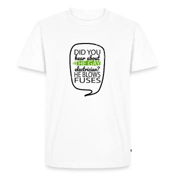 Asexual Rainbow Funny LGBT Women - Men's Premium Organic T-Shirt - white - Front - Nico (187cm)