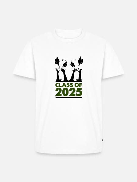 class of 2025 - Men's Premium Organic T-Shirt - white