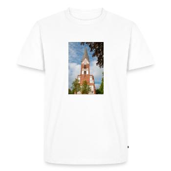 Église Saint-Jürgen (St. Jürgen Kirche) Flensburg - T-shirt Premium bio Homme - blanc - Devant - Nico (187cm)