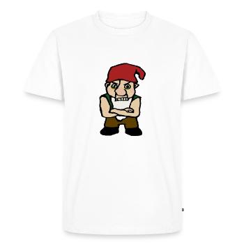 nain - T-shirt Premium bio Homme - blanc - Devant - Nico (187cm)