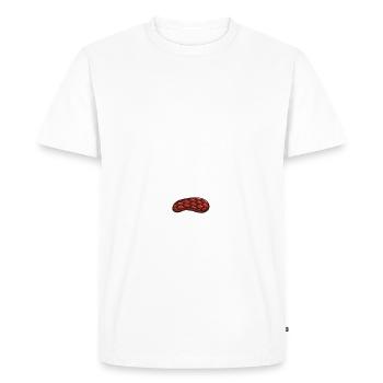 Cadeau drôle de Noël de cuisine gastronomique - T-shirt Premium bio Homme - blanc - Devant - Nico (187cm)