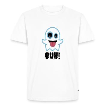 Buh - Ghost terrify sweet effrayant - T-shirt Premium bio Homme - blanc - Devant - Nico (187cm)