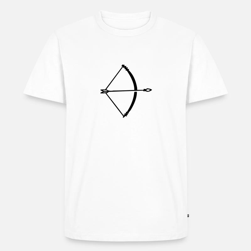 pfeil und bogen - Männer Premium Bio T-Shirt - undefined