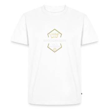 Work Fashion Tailor - Men's Premium Organic T-Shirt - white - Front - Nico (187cm)
