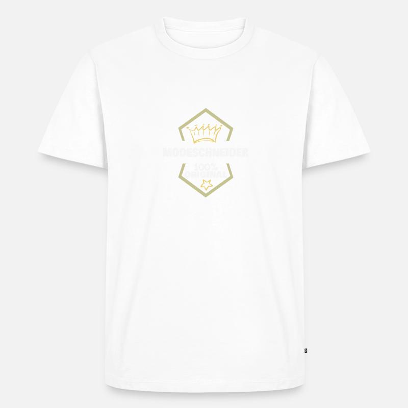 Arbeit Modeschneider - Männer Premium Bio T-Shirt - undefined