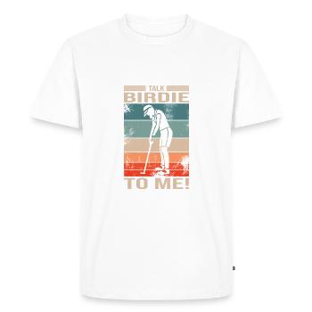 Golfe - T-shirt Premium bio Homme - blanc - Devant - Nico (187cm)