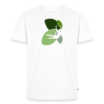 Gymnastics Handstand - Men's Premium Organic T-Shirt - white - Front - Nico (187cm)