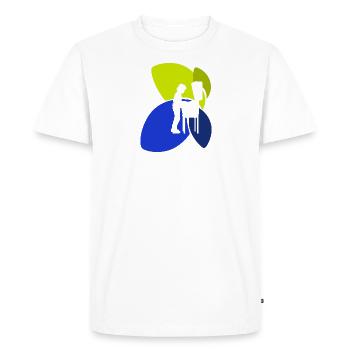 Flipper Arcade Flipper - T-shirt Premium bio Homme - blanc - Devant - Nico (187cm)