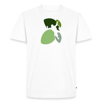 Parachutisme Air Base Jump - T-shirt Premium bio Homme - blanc - Devant - Nico (187cm)