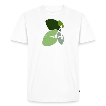 Compagnie aérienne, Avion, Vol - T-shirt Premium bio Homme - blanc - Devant - Nico (187cm)
