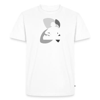 DJ House - Men's Premium Organic T-Shirt - white - Front - Nico (187cm)