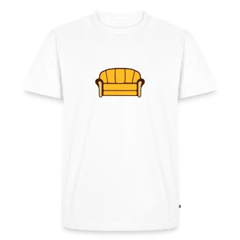 Couch - Men's Premium Organic T-Shirt - white - Front - Nico (187cm)