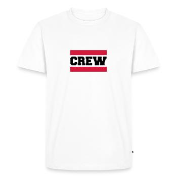Crew - T-shirt Premium bio Homme - blanc - Devant - Nico (187cm)