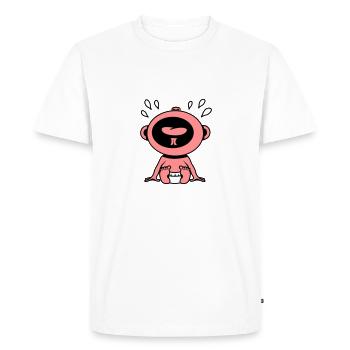 Cry baby - Men's Premium Organic T-Shirt - white - Front - Nico (187cm)
