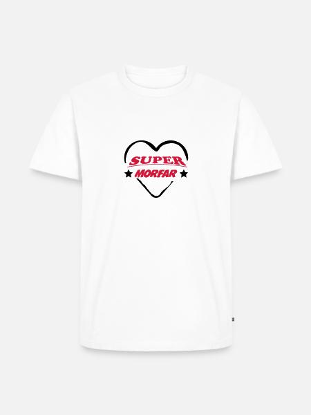 Super morfar 111 - Men's Premium Organic T-Shirt - white