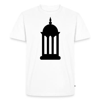 lanterne - T-shirt Premium bio Homme - blanc - Devant - Nico (187cm)