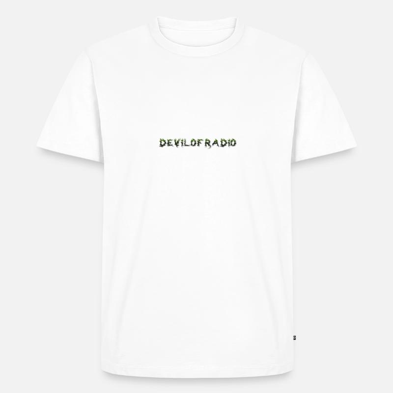 Devil01 - Männer Premium Bio T-Shirt - Weiß