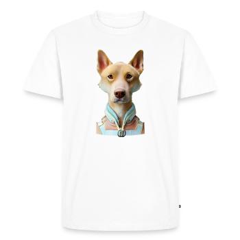 Carolina Dog - Men's Premium Organic T-Shirt - white - Front - Nico (187cm)
