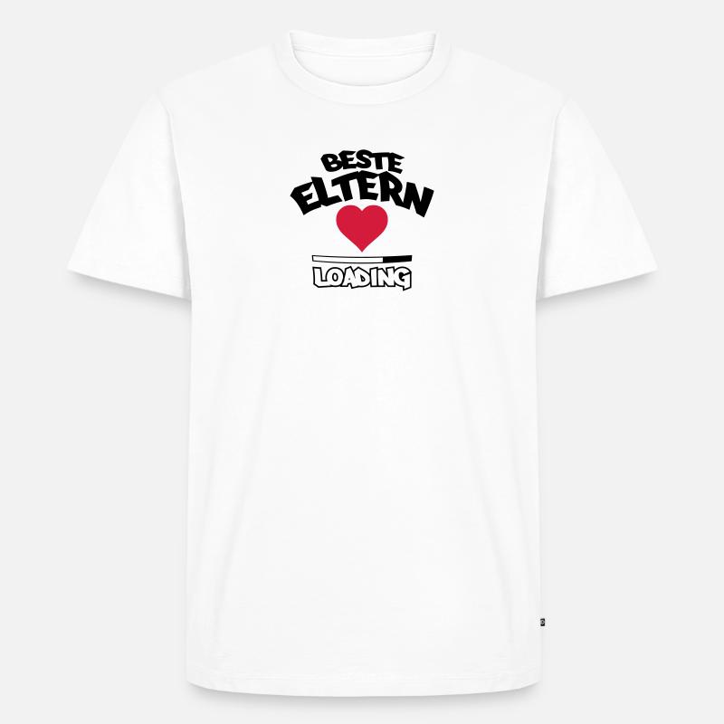 best parents loading 2 - Männer Premium Bio T-Shirt - Weiß