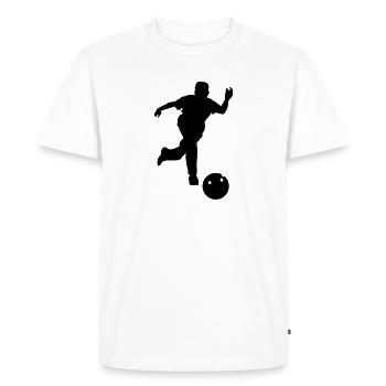 Bowling - T-shirt Premium bio Homme - blanc - Devant - Nico (187cm)