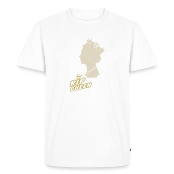 Queen Elizabeth II - Men's Premium Organic T-Shirt - white - Front - Nico (187cm)