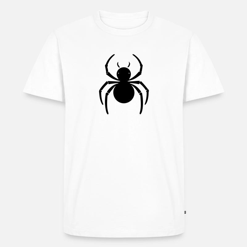 Spinne - Männer Premium Bio T-Shirt - Weiß