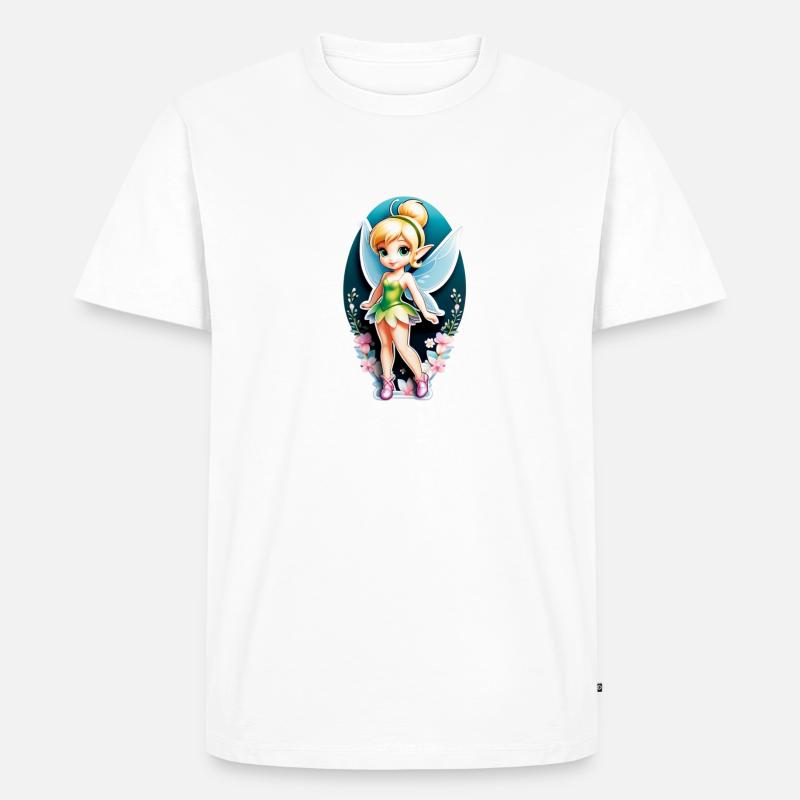 Kleine Fee 5 - Männer Premium Bio T-Shirt - Weiß